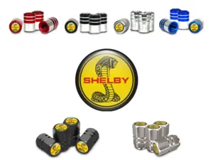Shelby Valve Stem Caps Truck Durable Style